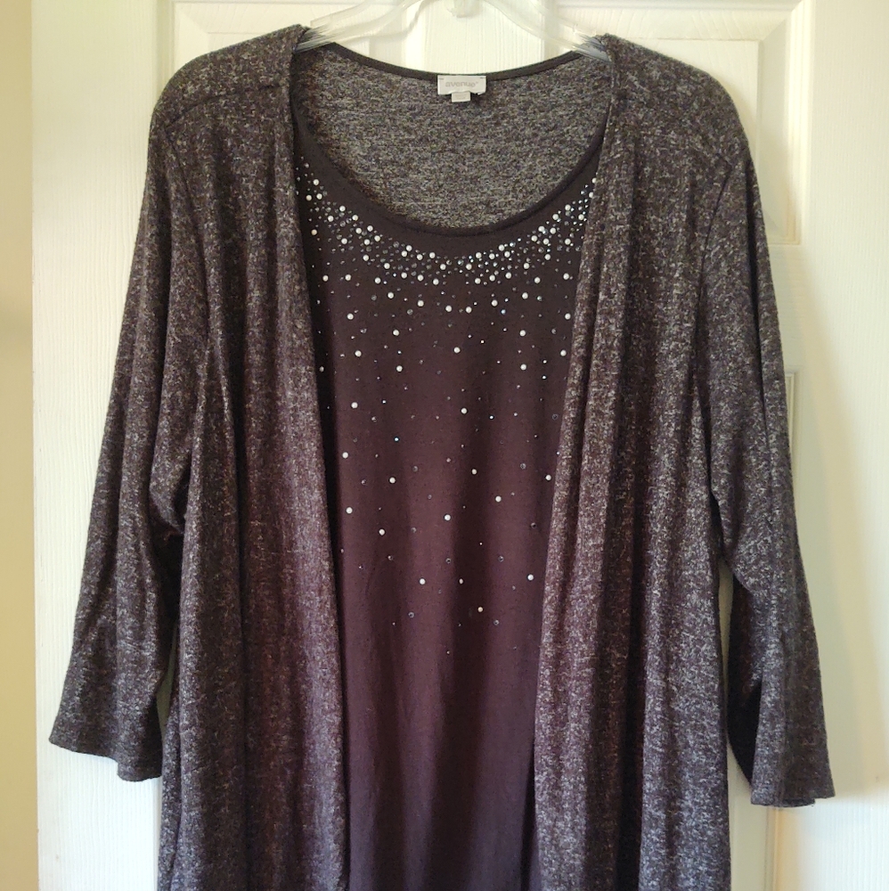 Avenue Cardigan with Attached She'll 26/28